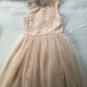 Pippa & Julie tulle and lace pink dress
